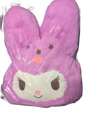 Peeps Kuromi Jumbo Easter Plush 24 Inch Purple Bunny Hoodie Sanrio